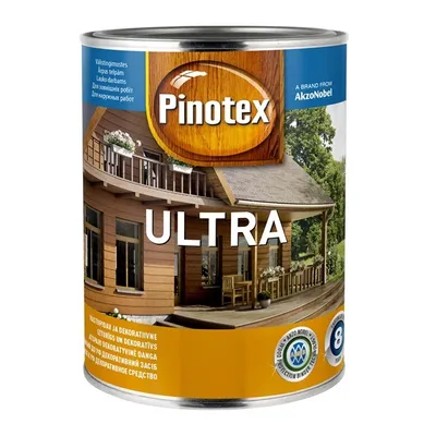 Лак спиртен Akzo Nobel за дърво  1 л, палисандър, Pinotex Ultra