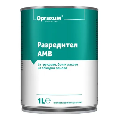 Разредител Orgahim за алкидна боя  1 л, Leko AMV