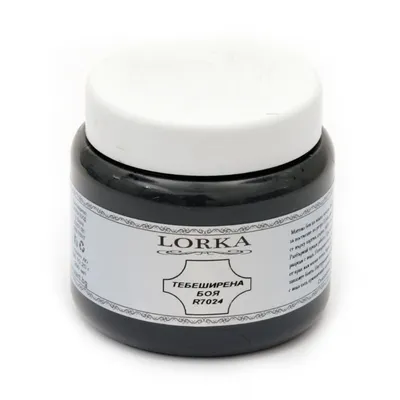 Тебеширена боя Lorka на водна основа  0.2 л, графит, R7024