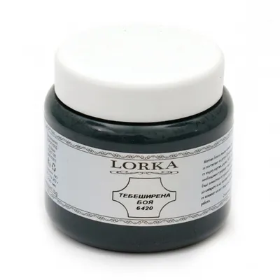 Тебеширена боя Lorka на водна основа  0.2 л, пруско синьо, 6420