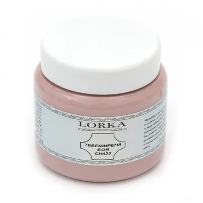 Тебеширена боя Lorka на водна основа  0.2 л, топло розова, CH433