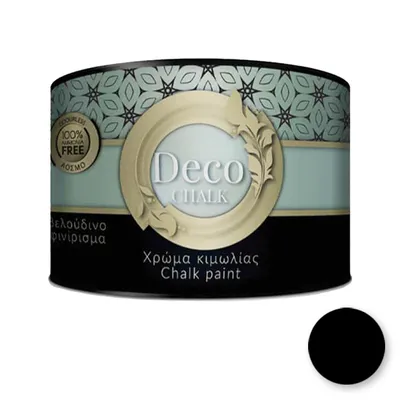 Тебеширена боя Pellachrom на водна основа  0.375 л, B05 оникс черна, Deco Chalk