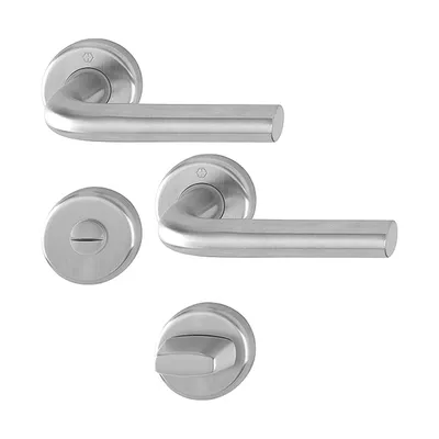 Дръжка за сервизна брава Hoppe с розетка  сребро, Essen