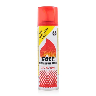 Флакон Golf с пропан-бутан за запалки 227 г, 270 мл