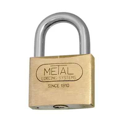 Катинар месингов Metal с нормално рамо  40х33 мм, 29 мм, ф 6 мм