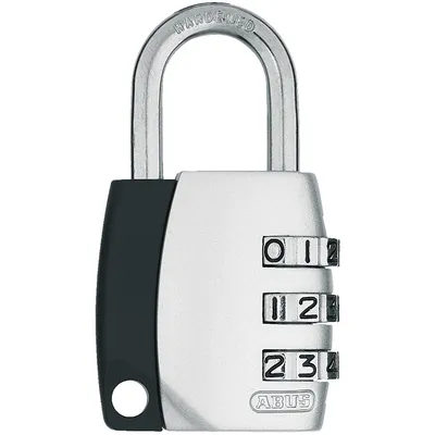 Катинар от ЦАМ ABUS с нормално рамо с 3-кодово заключване 34x16.5 мм, 19.5 мм, ф 5 мм, 155/30