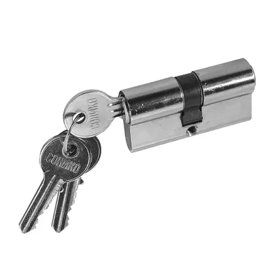 Ключалка секретна Lob асиметрична с 3 ключа  31/36 DIN, никел, WA54