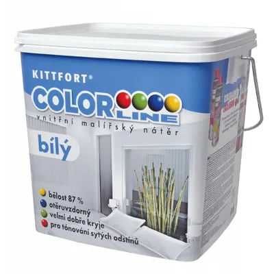 Латексова боя Kittfort паропропусклива  15 кг, бяла, Colorline