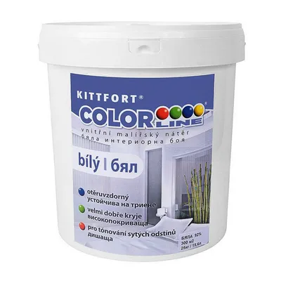 Латексова боя Kittfort паропропусклива  25 кг, бяла, Colorline