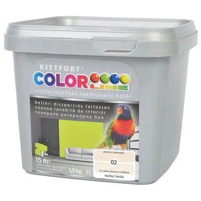 Латексова боя Kittfort цветна 1.5 кг, ванилия 02, Colorline