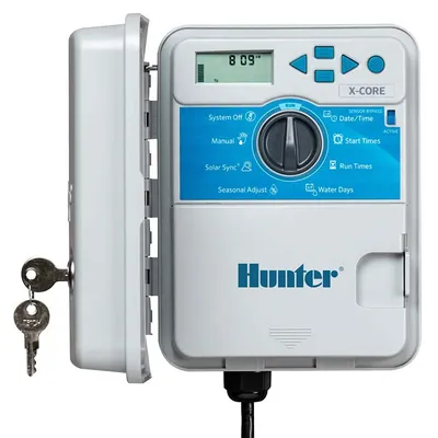Програматор за напоителна система Hunter за външен монтаж с 4 станции, XC401E
