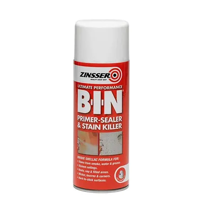 Спрей грунд Zinsser против петна и миризми  0.39 л, безцветен, B-I-N