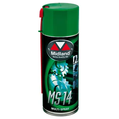 Спрей смазка Midland универсална  0.4 л, безцветна, MS-14 Multi