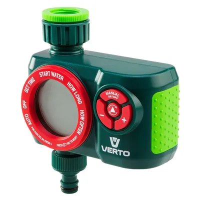 Таймер за напояване Verto електронен 1/2" - 3/4 ", 15G751