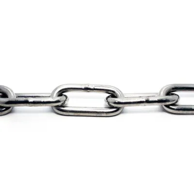 Верига стоманена QD Rigging China неръждаема  звено ф 3х26х12.2 мм, DIN 763