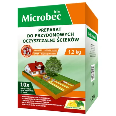Активатор на системи Microbec за битови пречиствателни станции  1.2 кг