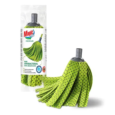 Бърсалка Magic Clean за под антибактериална  зелен/син, 330х145 мм, Premium