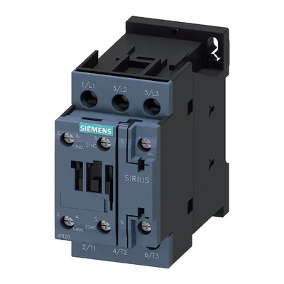Контактор Siemens променливотоков  3P (3 NO), 1 NO+1 NC, 110 V, 25 A, 3RT2026-1AF00