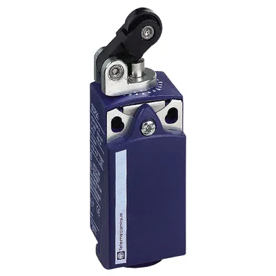 Краен изключвател Telemecanique с ролков лост 10 A, 230 V, 1 NC+1 NO, OsiSense XCKP Standard