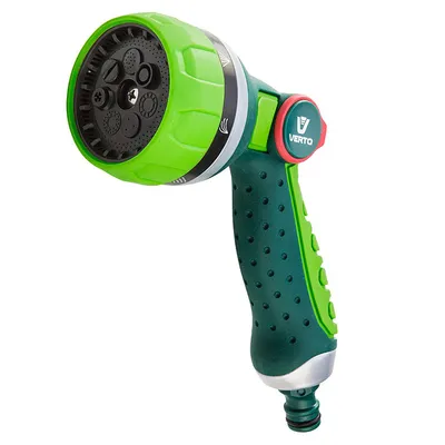 Пистолет за поливане Verto градински PVC/метал палцов 1/2" - 3/4", 7 функции, 15G710