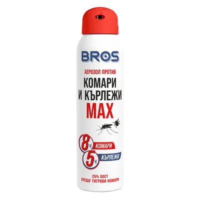 Препарат Bros против комари и кърлежи  0.09 л