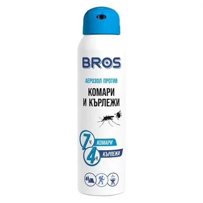 Препарат Bros против комари и кърлежи  0.09 л