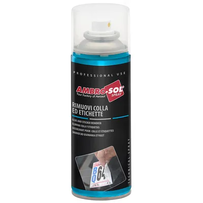 Препарат за почистване Ambro-Sol на лепило и стикери спрей 0.2 л, P304