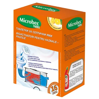 Препарат за почистване на септични ями Microbec за биоразграждане  0.5 кг
