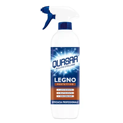 Препарат за почистване Quasar на паркет спрей 0.65 л, Legno