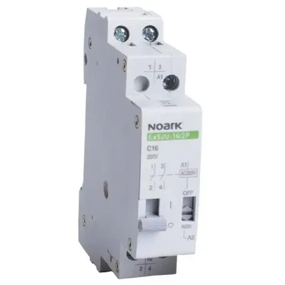 Реле Noark импулсно двуполюсно 16 A, AC, 2P, Ex9JU-16/2P AC230V