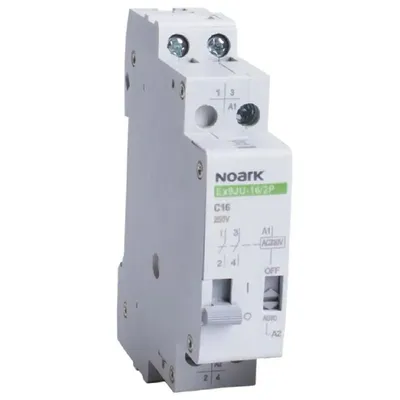 Реле Noark импулсно двуполюсно 16 A, AC, 2P, Ex9JU-16/2P AC24V