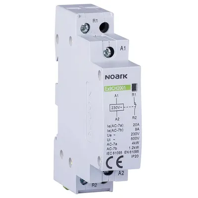 Реле Noark инсталационно 20 A, 230 V, AC, 1 NO, Ex9CH20