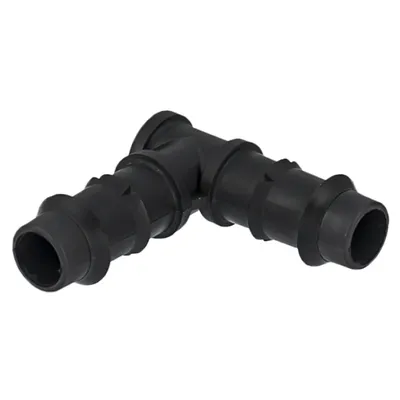Съединител на маркучи Palaplast ъглов за капково напояване  5/8 ", 16 мм