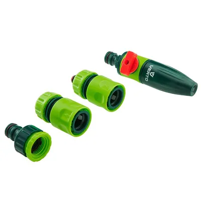 Струйник за поливане Verto PVC к-кт 4 бр. 1/2" - 3/4 ", 15G711