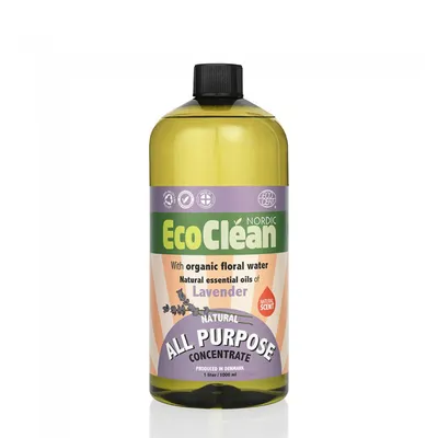 Универсален препарат за почистване Eco Clean Nordic лавандула, концентрат  1 л, Eco Clean