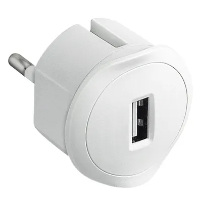 Адаптор от 220 V към USB Legrand едногнездов  бял