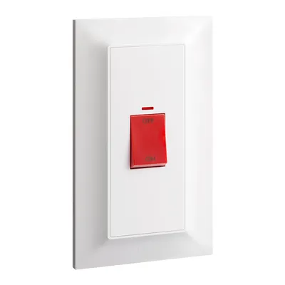 Бойлерно табло Legrand скрит монтаж 145х87х40 мм, 45 A, 1 модул, бяло, скрит монтаж, Belanko
