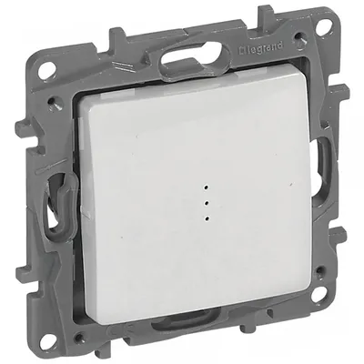 Бойлерно табло Legrand скрит монтаж 85х85х40 мм, 10 A, 1 модул, бяло, скрит монтаж, Niloe
