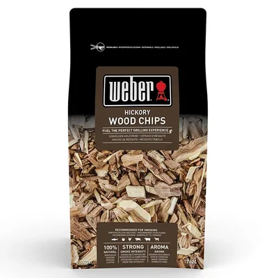 Дървен чипс Weber за опушване хикория 0.7 кг