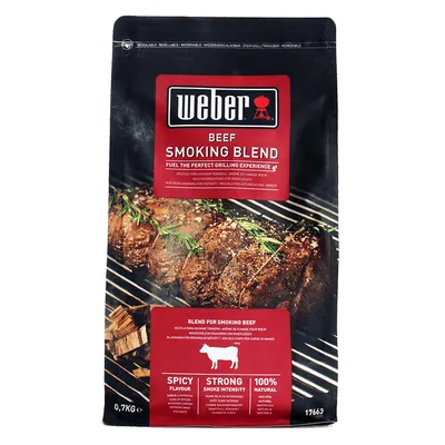 Дървен чипс Weber за опушване на говеждо месо 0.7 кг