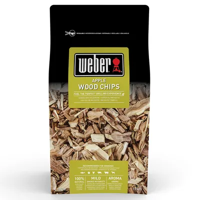 Дървен чипс Weber за опушване ябълково дърво 0.7 кг