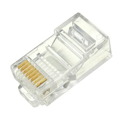Конектор за компютърен кабел LAN мъжки, RJ45 8p8c