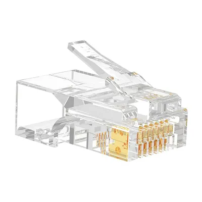 Конектор за компютърен кабел LAN мъжки, RJ45