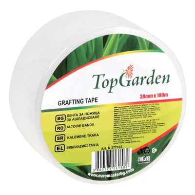 Овощарска лента TopGarden за ножица за ашладисване  прозрачна, 30 мм, 100 м