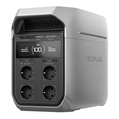 Преносима електростанция EcoFlow 1800 W, 1024 Wh, 230 V, 3 A, Delta 3 Plus