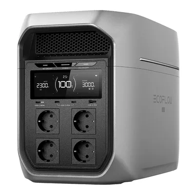 Преносима електростанция EcoFlow 3900 W, 2048 Wh, 230 V, 3 A, 2048 Wh, Delta 3 Max Plus