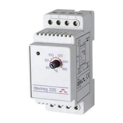Терморегулатор Danfoss за подово отопление 3600 W, 16 A, от -10 до +10 °C, DEVIreg 330