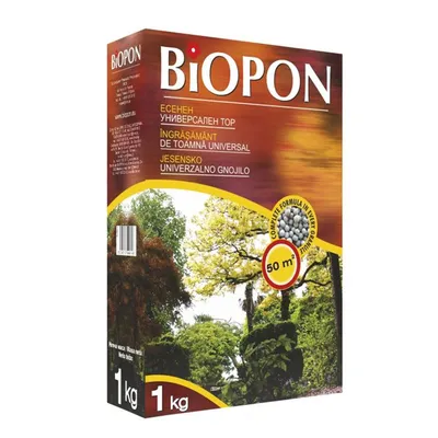 Тор гранулиран Biopon универсален есенен 1 кг