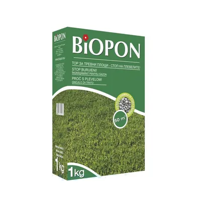 Тор гранулиран Biopon за тревни площи  1 кг