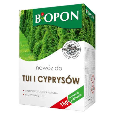 Тор гранулиран Biopon за туи и кипариси  1 кг